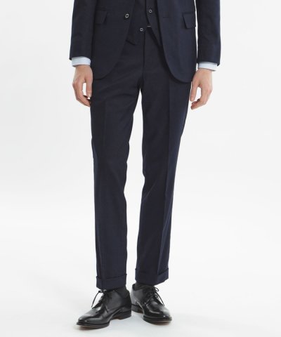 トロッター トラウザーズ #000（ナンバーゼロ）バーズアイストレッチ　リサイク