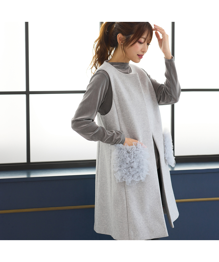 ローズティアラ　フリルチュールジレ フリルチュールジレ(506838099)｜阪急百貨店公式通販サイト｜阪急