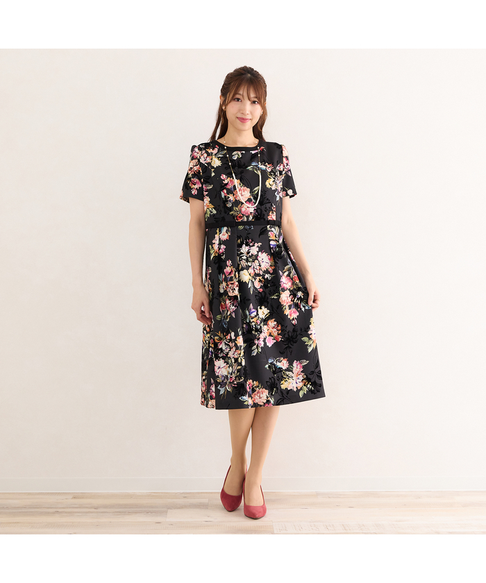 フロッキーフラワーワンピース(506838101)｜阪急百貨店公式通販サイト