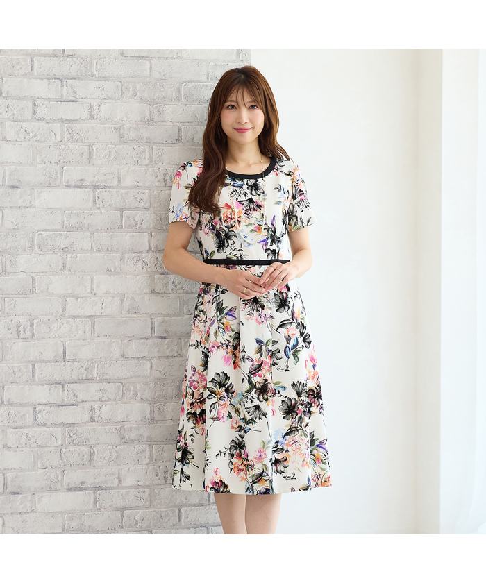 ローズティアラ RoseTiara フロッキーフラワーワンピース(506838101