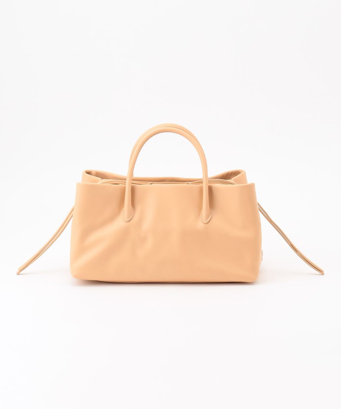 BEIGE 【一部店舗限定】MARY AL TERNA / RIKYU レザーハンドバック SAND F BEIGE 【一部店舗限定】MARY AL TERNA / RIKYU レザーハンドバック SAND F
