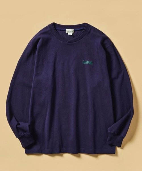 GLOSTER(GLOSTER)/【L.L.Bean/エルエルビーン】Union L/S Tee ロンT ワンポイント刺繍/ネイビー