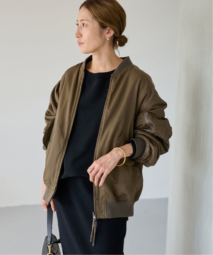 FRAMeWORK 新品 フレームワークFRAMeWORK ナイロンツイルMA-1 カーキ