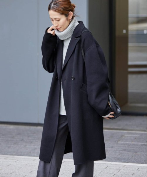 tomorrowland 】カバートクロス スタンドカラーコート  