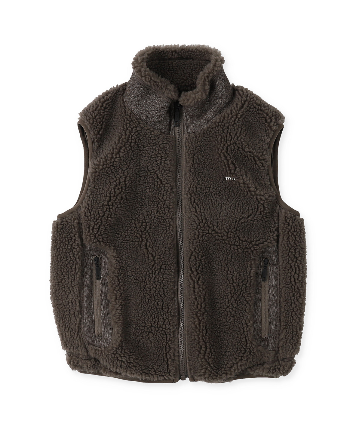 FITH フィス FITH Recycled Boa Vest ブラウン 100cm FITH フィス FITH Recycled Boa Vest ブラウン 100cm