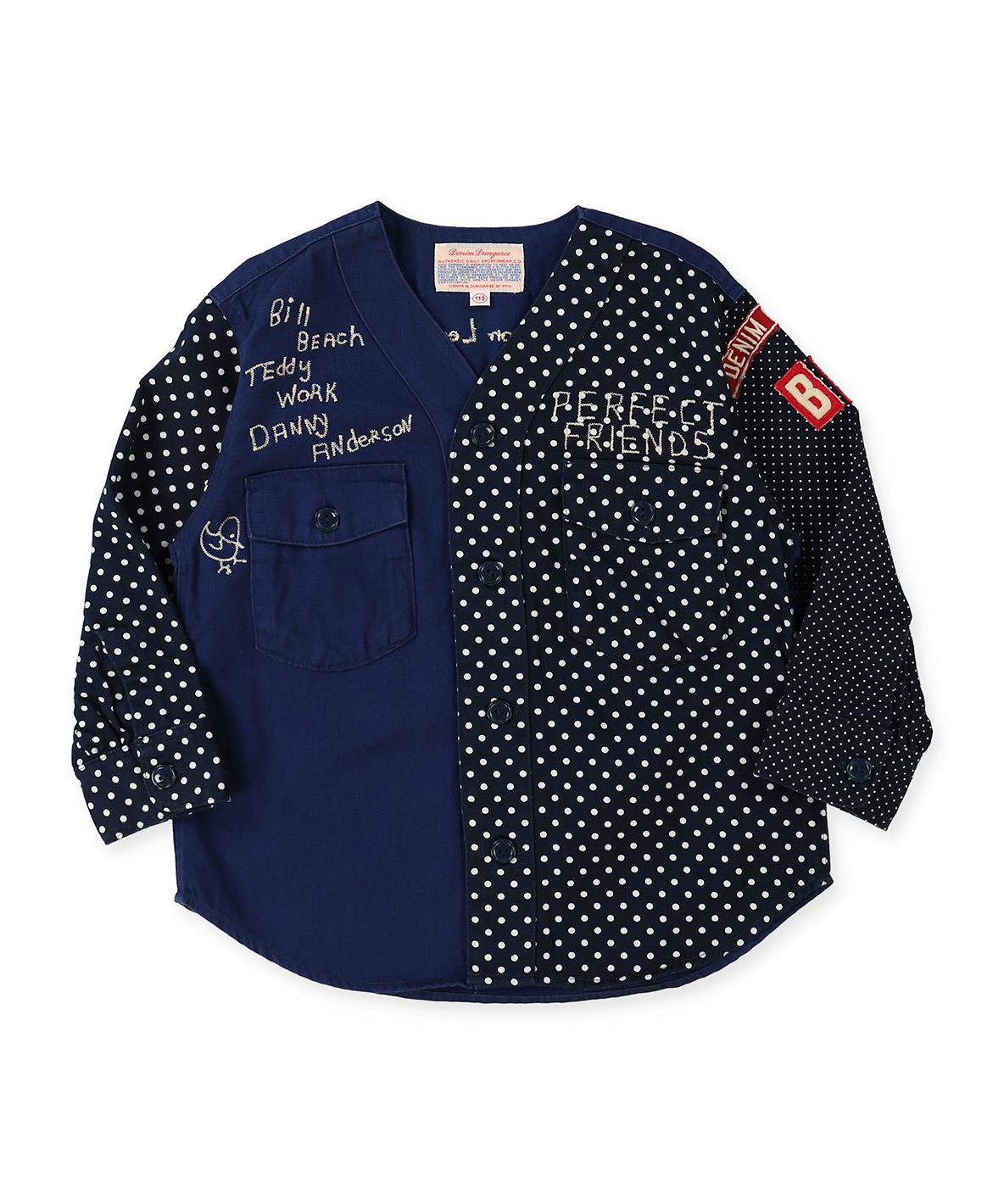 デニムダンガリー DENIM DUNGAREE Twill Scribble S(506391333)｜阪急