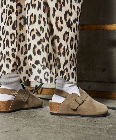 【LAROUTE】厚底 サボサンダル