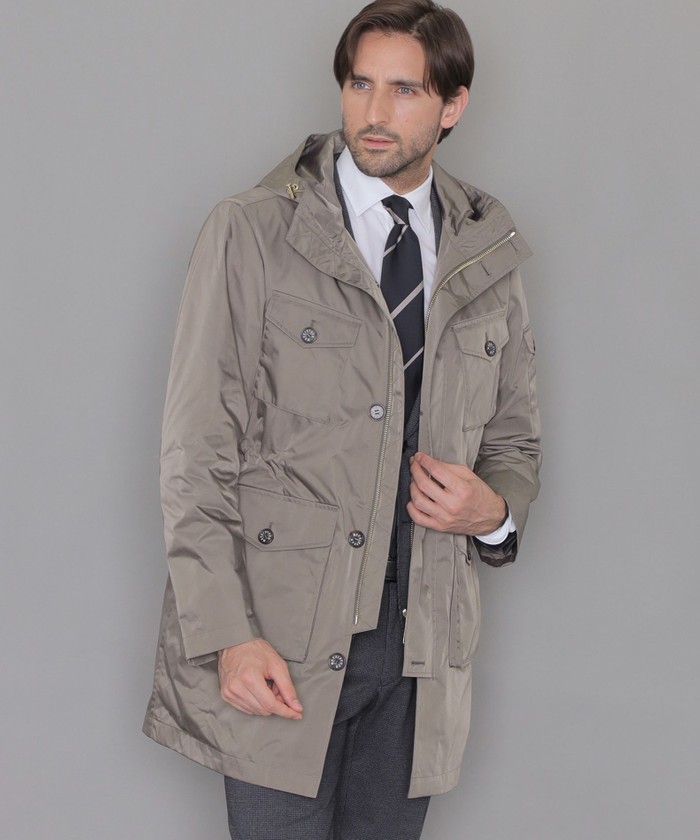 YU  マッキントッシュ　ステンカラーコート　ベージュ 美品 現行 白タグ Mackintosh マッキントッシュ ステンカラー