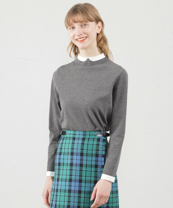 MACKINTOSH グレー 長袖セーター MACKINTOSH LONDON ニット・セーター 44(XXL位)