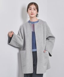 UNITED ARROWS/バイカラー リバー ミドルコート/506844429