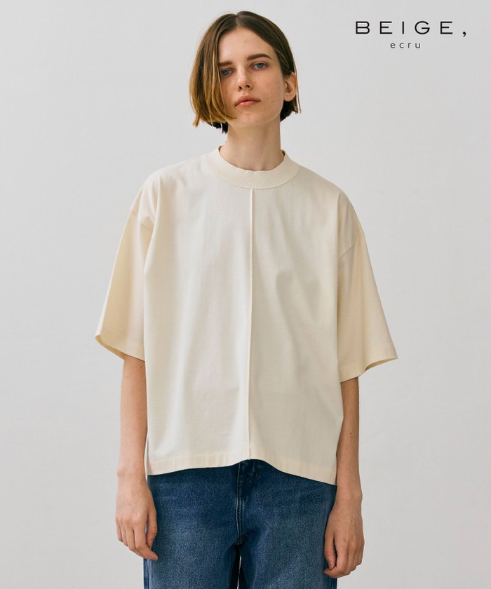 BEIGE 【BEIGE,ecru/WEB限定・洗える】JERSEY STITCH / コッ ECRU F BEIGE 【BEIGE,ecru/WEB限定・洗える】JERSEY STITCH / コッ ECRU F