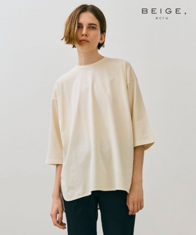 【BEIGE，ecru/WEB限定・洗える】JERSEY STITCH / コッ