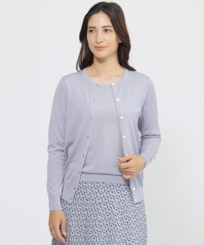 ウォッシャブルウール　カーディガン