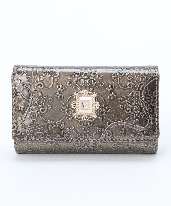 【ANNA SUI】ルーミー マルチケース キーケース ANNA SUI アナスイ ANNASUI キーケース 鍵入れ ルーミー 型押し