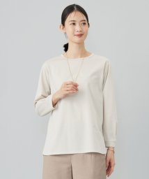 J.PRESS LADIES/プレーティング シャツテール ロングスリーブ Tシャツ/506848807