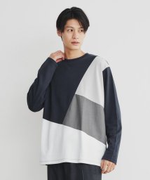 THE SHOP TK/異素材ブロッキングTシャツ/506851915