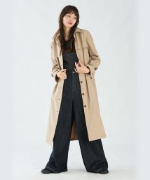 To b. by agnes b./WW66 MANTEAU ロングトレンチコート/506204010