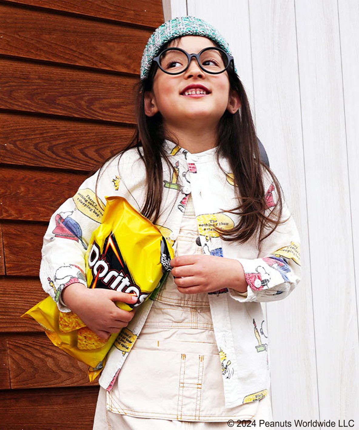デニムダンガリー DENIM DUNGAREE SNOOPY Print Shi(506391548