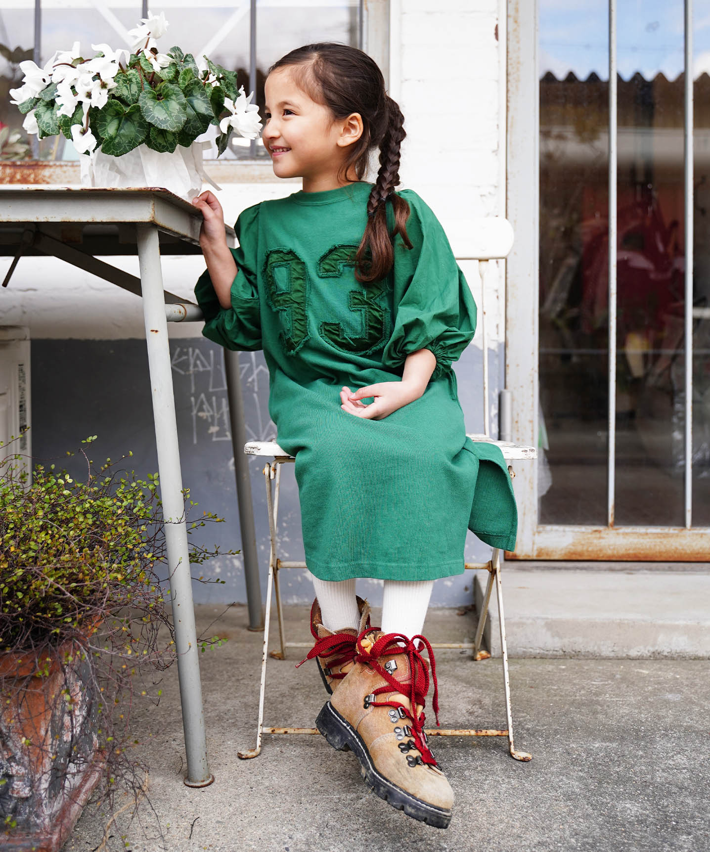 GOTOHOLLYWOOD ゴートゥーハリウッド GO TO HOLLYWOOD Numbering Swe グリーン 100cm GOTOHOLLYWOOD ゴートゥーハリウッド GO TO HOLLYWOOD Numbering Swe グリーン 100cm