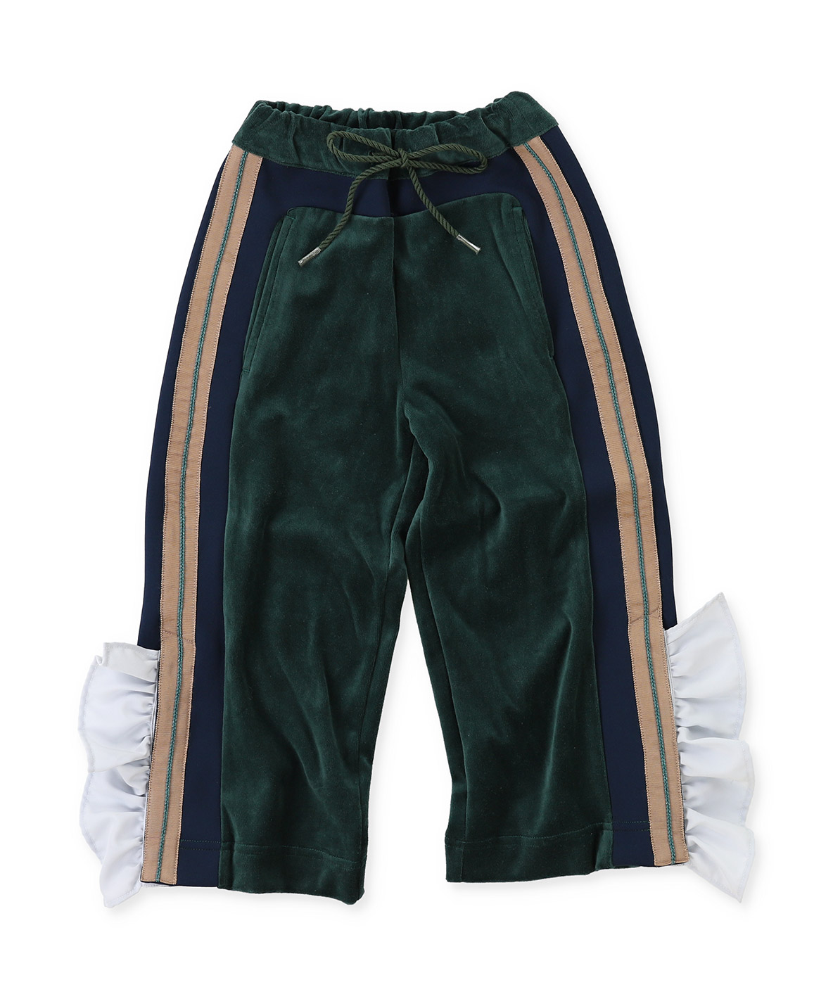 GOTOHOLLYWOOD ゴートゥーハリウッド GO TO HOLLYWOOD Velour Frill グリーン 1 GOTOHOLLYWOOD ゴートゥーハリウッド GO TO HOLLYWOOD Velour Frill グリーン 1