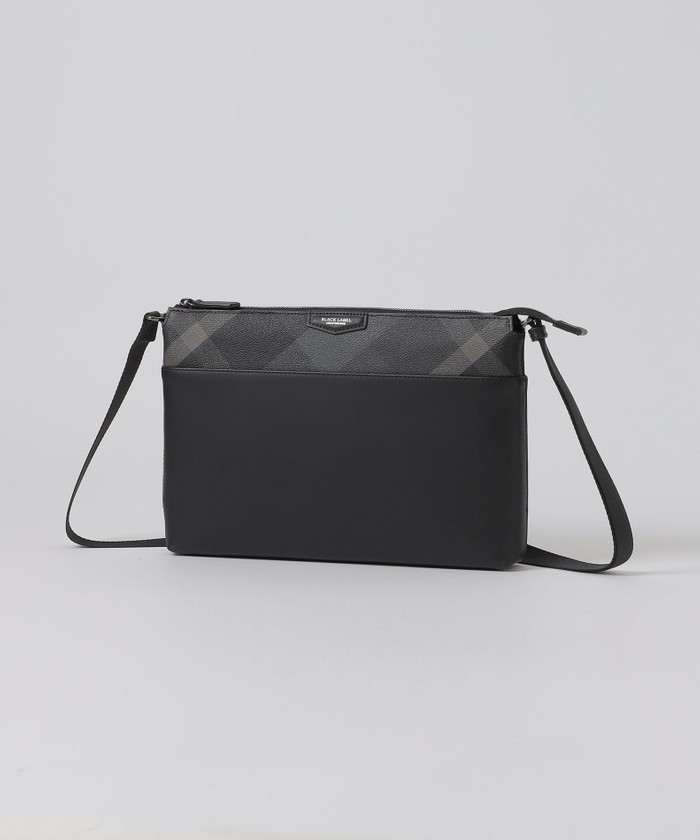 一部店舗限定】クレストブリッジチェックPVCサコッシュクラッチ