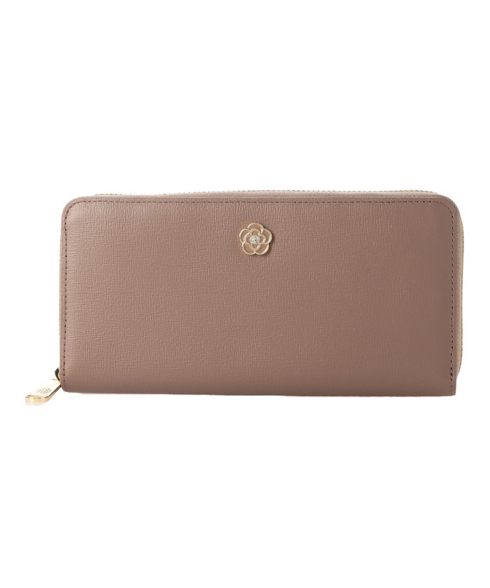 CLATHAS レミー ラウンド長財布 ベージュ F CLATHAS レミー ラウンド長財布 ベージュ F