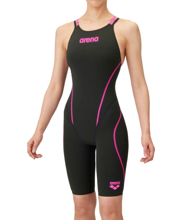 arena(ings) 【競泳水着】レーシングワンピーススパッツ ダブルストラップ|公式大会可 【返品不 ブラック系2 R120 arena(ings) 【競泳水着】レーシングワンピーススパッツ ダブルストラップ|公式大会可 【返品不 ブラック系2 R120