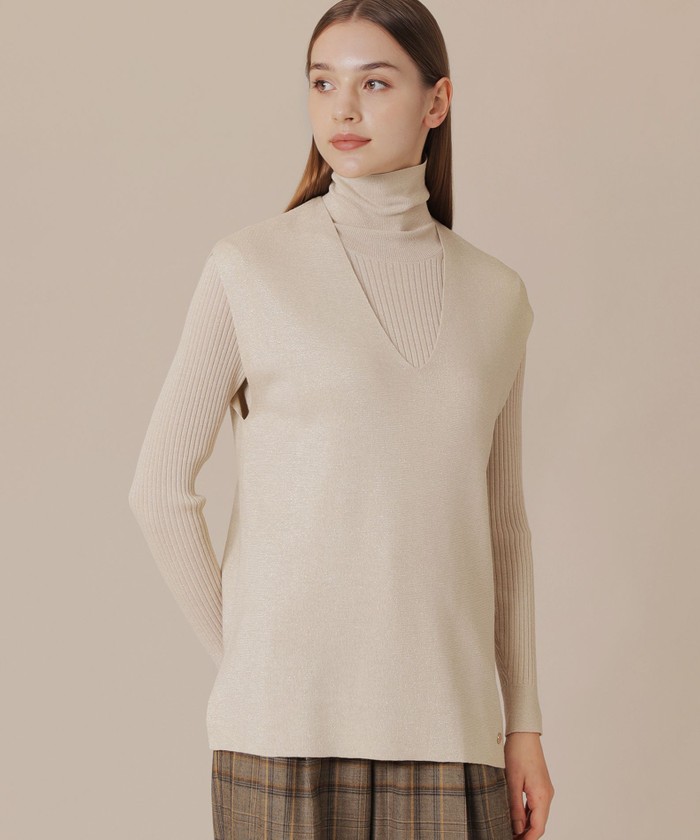 MACKINTOSH LONDON ベージュ ニット ベージュ系｜ニット・セーター｜MACKINTOSH LONDON(Lサイズ