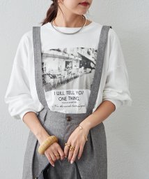 NICE CLAUP OUTLET/秋冬大活躍、アソートロゴロンT　ゆったり　インナーTシャツ/506837903