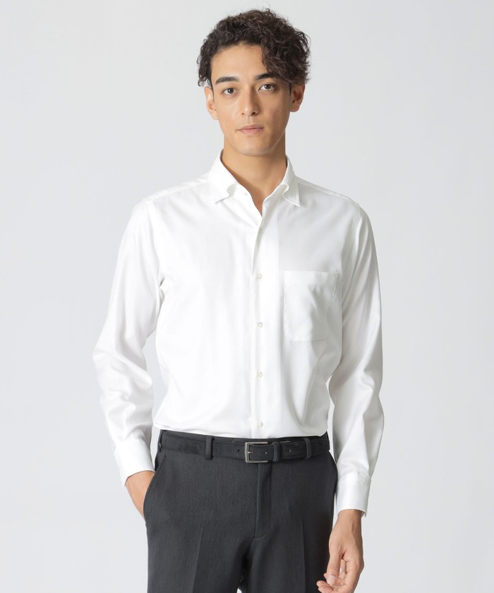 ロイヤルオックス フライボタンダウンカラー ドレスシャツ(506841711