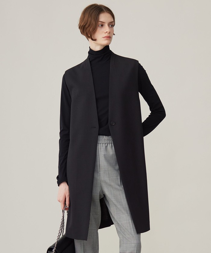 ブラック系｜ジレ・ベスト｜iCB (Lサイズ)(アイシービーエルサイズ