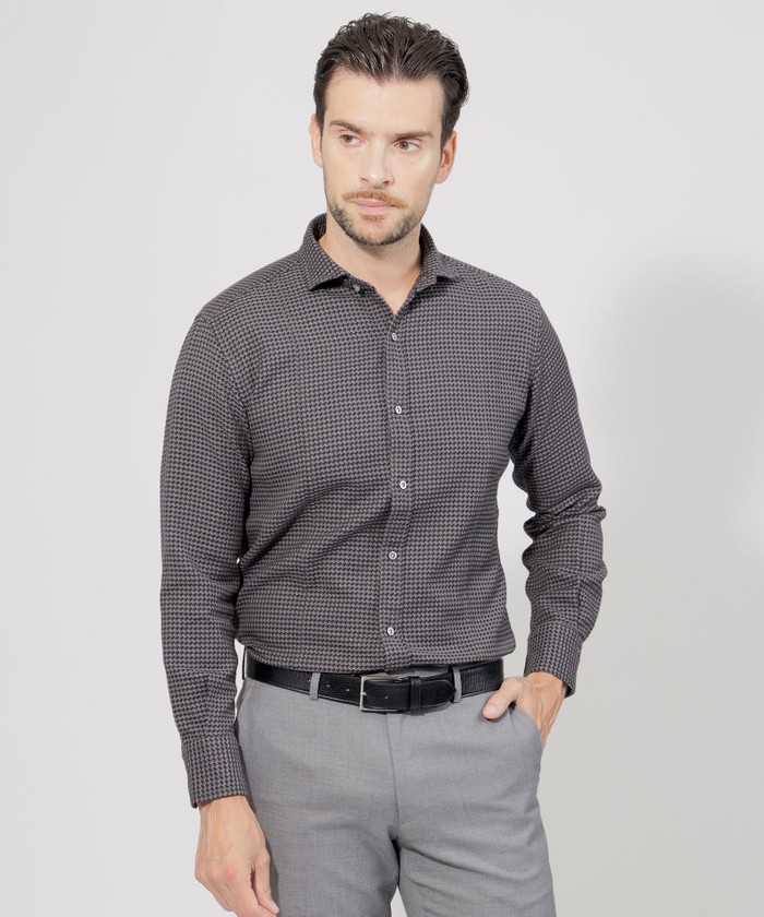 千鳥格子シャツ(506817269)｜HANKYU MEN'S / 阪急メンズ