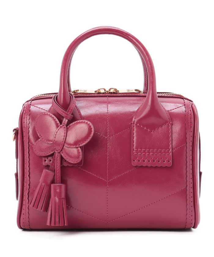 ANNASUI(バッグ) ポワロ 2wayハンドバッグ ワイン F ANNASUI(バッグ) ポワロ 2wayハンドバッグ ワイン F