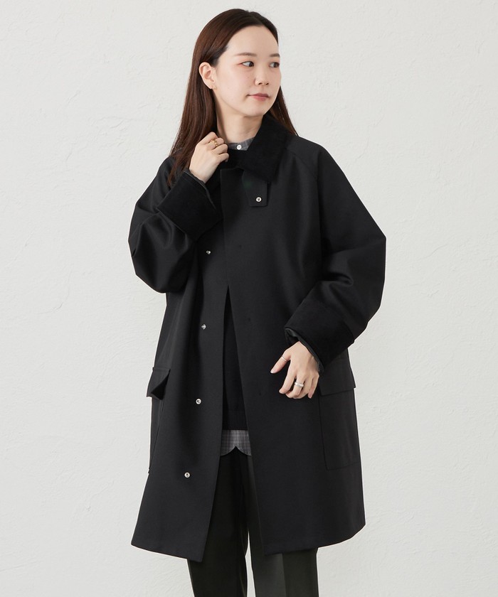 新品　タグ　MACKINTOSH PHILOSOPHY ブラックチェスターコート ブラック系｜コート｜MACKINTOSH PHILOSOPHY(マッキントッシュ