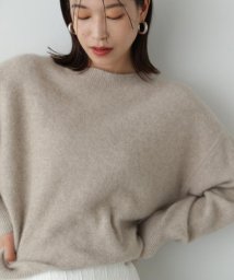 N Natural Beauty Basic(エヌナチュラルビューティベーシック)/フォックスウールニット/ライトベージュ