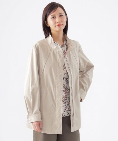 【はっ水】【透湿性】【花粉対策】【ウォッシャブル】グレースメモリースタンドカラー