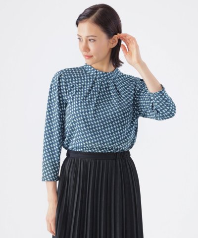 【吸水速乾】【接触冷感】【UV対策】【ウォッシャブル】3Dジオメトリックプリント