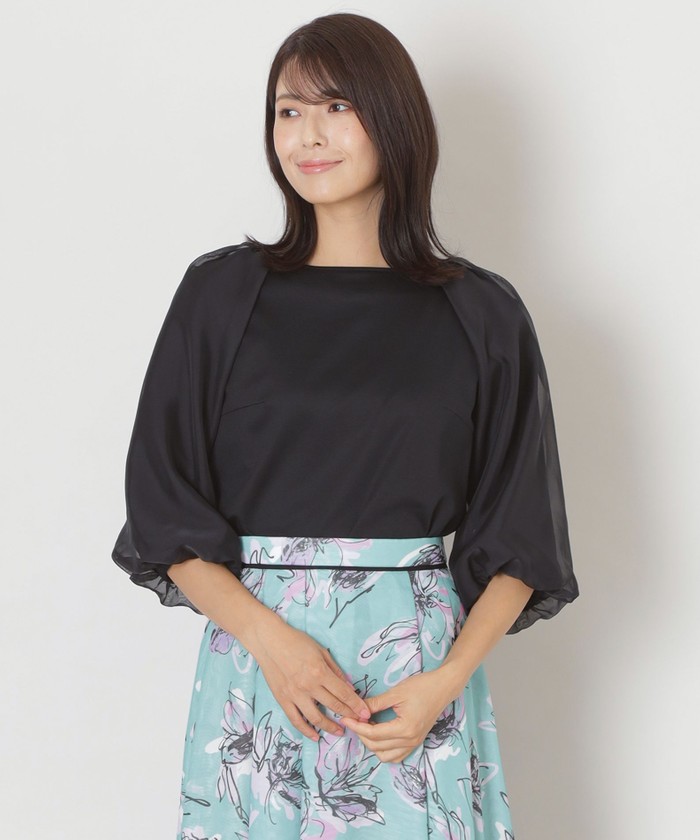 TO BE CHIC カットソー ブラック系｜カットソー・Tシャツ｜TO BE CHIC(トゥー ビー