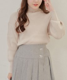 OLIVE des OLIVE/【WEB限定】袖ボリュームニット　トップス　ニット　長袖　オフィス　カジュアル　秋/506860558