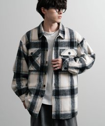 Rocky Monroe/ロッキーモンロー Rocky Monroe CPOジャケット ブルゾン チェック メンズ レディース 総柄 アウター シャツジャケット オーバーサイズ ワーク /506861802