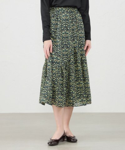 Snowblue Garden ランダムティアードスカート