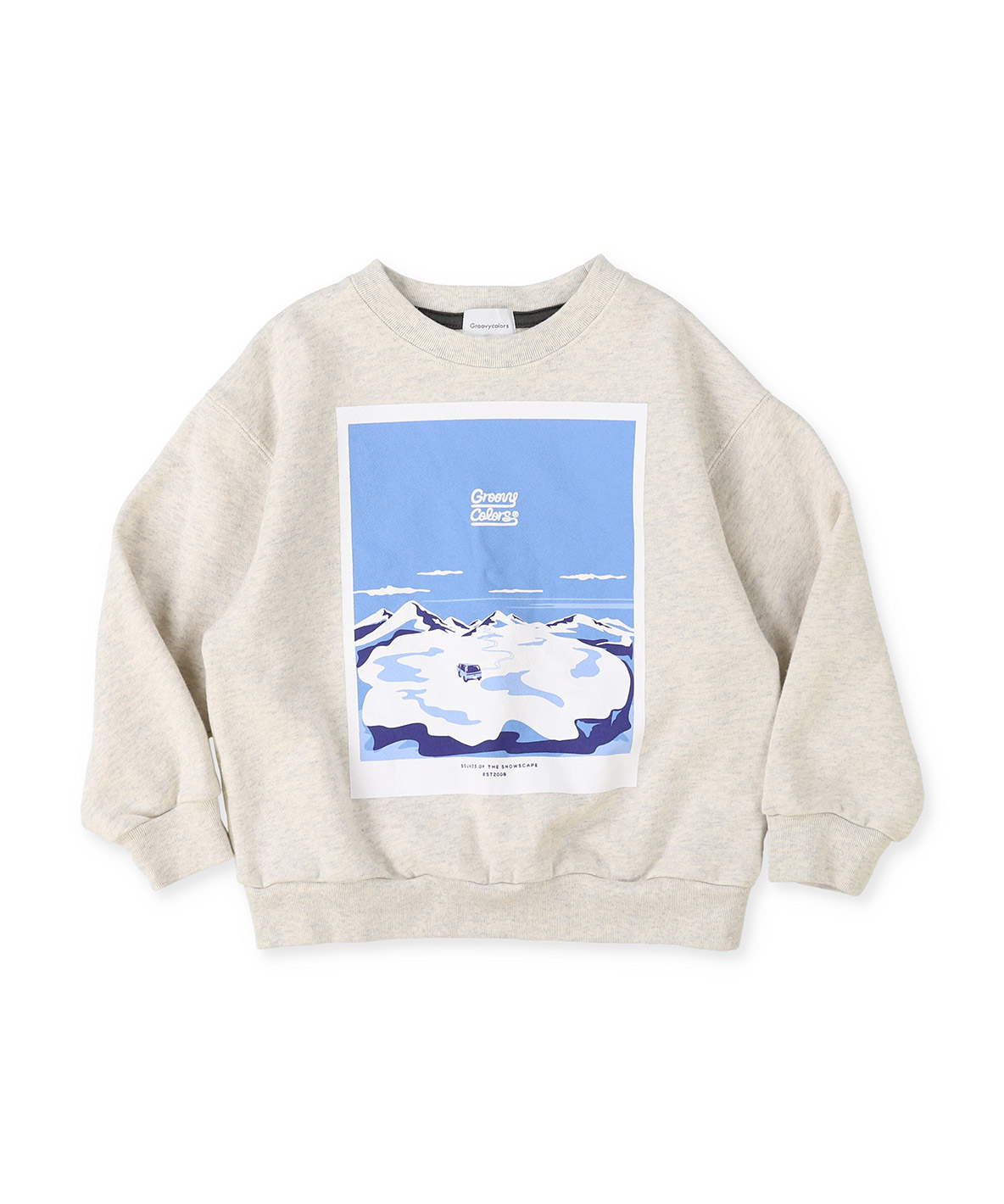 GROOVYCOLORS グルーヴィーカラーズ GROOVY COLORS SNOWSCAPESweats オフホワイト BM GROOVYCOLORS グルーヴィーカラーズ GROOVY COLORS SNOWSCAPESweats オフホワイト BM