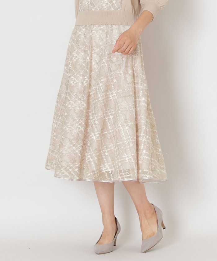 TO BE CHIC ベージュ　スカート トゥビーシック to be chic スカート ベージュ - メルカリ