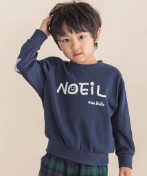 Noeil aime BeBe/ロゴ＆星パッチワークトレーナー(80~130cm)/506850595