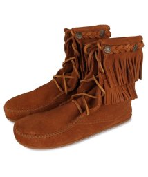 ar/mg(エーアールエムジー)/エーアールエムジー ar/mg 【MINNETONKA】ダブルフリンジ トランパー ブーツ DOUBLE FRINGE TRAMPER BOOTS/ブラウン