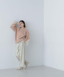 NATURAL BEAUTY BASIC/＜グロッシーツイルシリーズ＞タックワイドパンツ/506864545