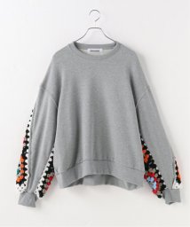 JOINT WORKS/DISCOVERED / ディスカバード CROCHET SLEEVE SWEAT/506869566