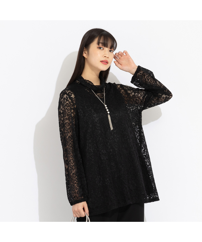 リリアンビューティ（Liliane Burty）/スカラップレース　チュニック リリアンビューティ Liliane Burty スカラップレース チュニック