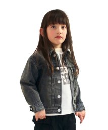 DENIM DUNGAREE/Black Denim Jacket/506391346