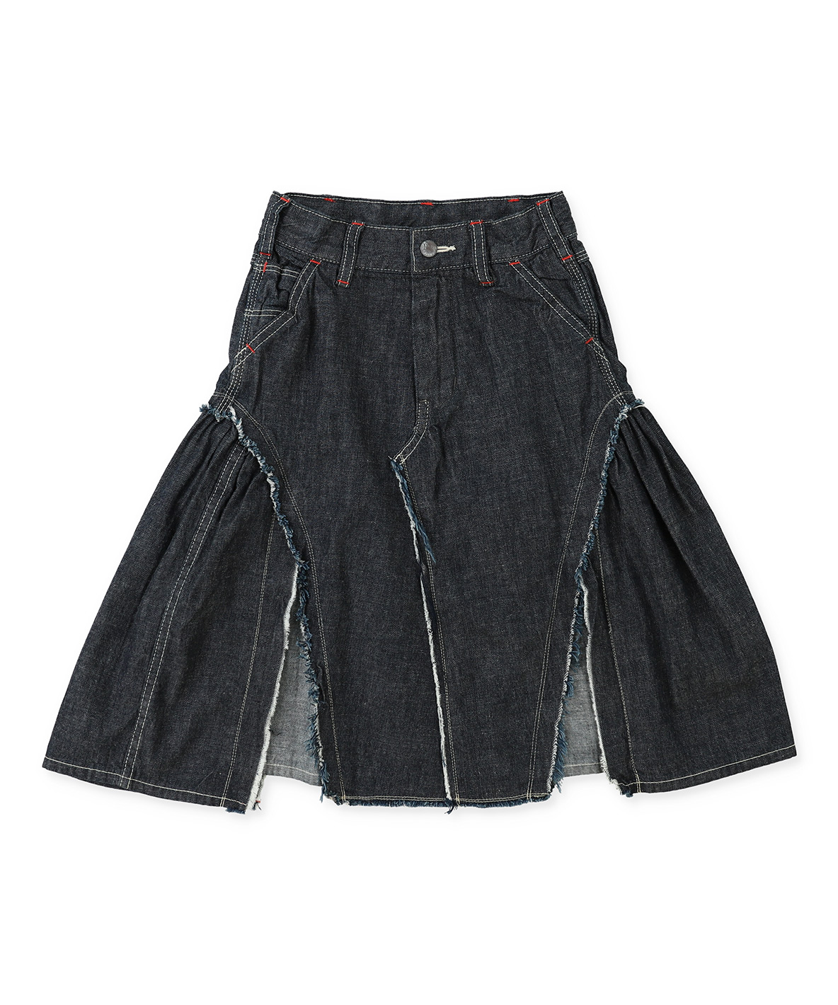 DENIMDUNGAREE デニムダンガリー DENIM DUNGAREE 8ozDenimRemakeSk ネイビー 140cm DENIMDUNGAREE デニムダンガリー DENIM DUNGAREE 8ozDenimRemakeSk ネイビー 140cm